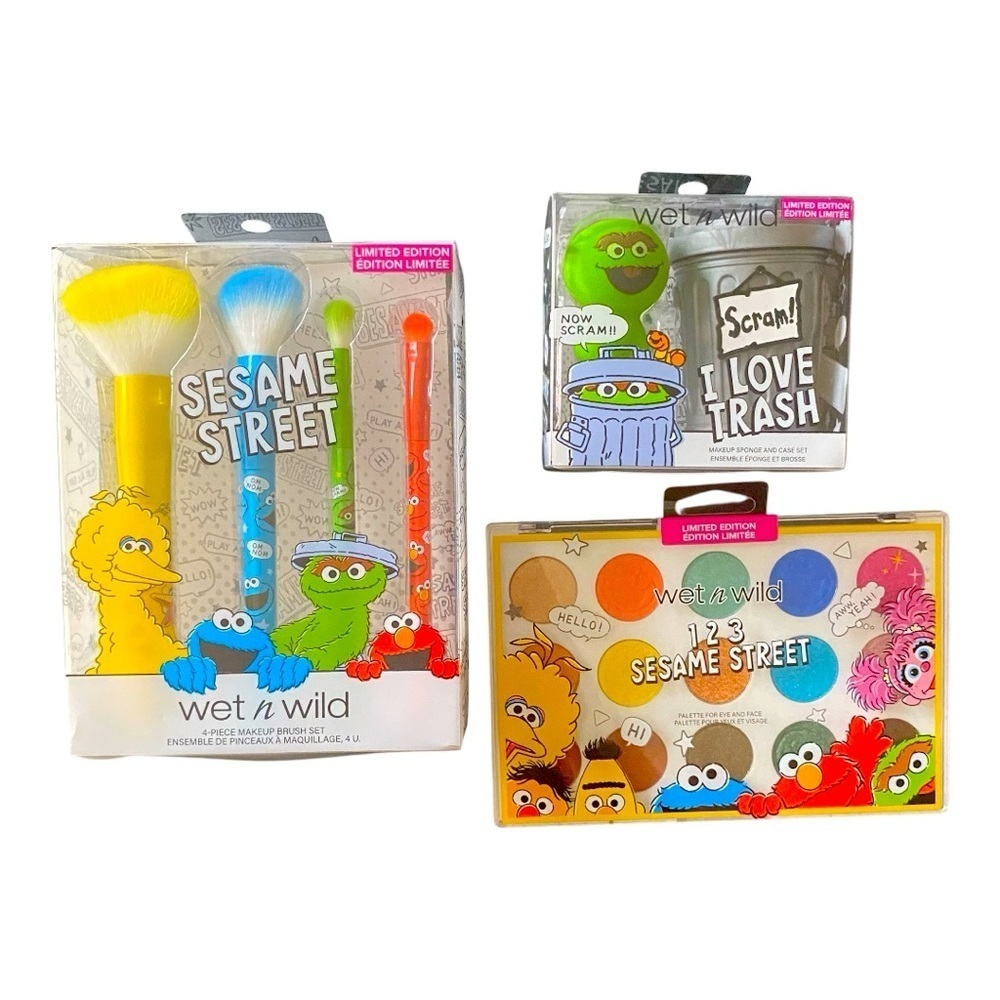 NWT-WET N WILD-LIMITED EDITION-SESAME STREET BUNDLE